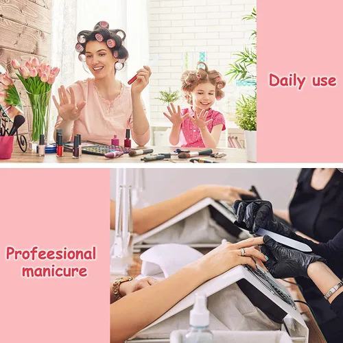 Vista 5 de Paquete de 5 limas de uñas de vidrio con estuche, limas de uñas de vidrio de doble cara, lima de uñas de vidrio de doble cara, juego de manicura