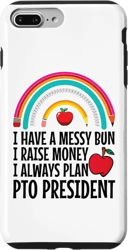 Vista 9 de iPhone 15 Parent Teacher Organization Crew PTO President Appreciaton Case