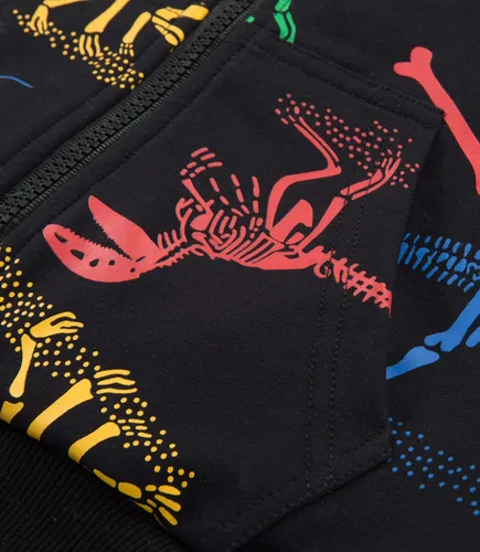 Vista 5 de TLAENSON Sudaderas con capucha de dinosaurio para niños y niñas, sudadera con capucha para niños pequeños
