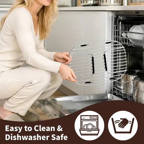 Vista 4 de Rejilla para asar y vaporera para Ninja Foodi Possible Cooker Pro 8.5Qt