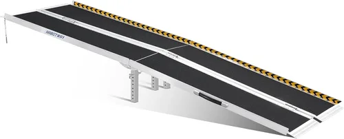 Vista 10 de HABUTWAY Rampas para sillas de ruedas de 3 pies para escalones del hogar, rampa portátil para sillas de ruedas con capacidad de hasta 800 libras