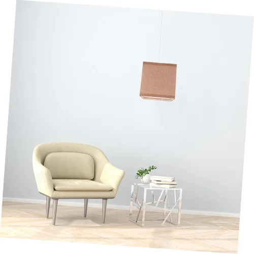 Vista 9 de DOITOOL Pantalla cuadrada de tela de repuesto elegante accesorio para lámparas de mesa, fácil de instalar, se adapta a bombillas para dormitorio