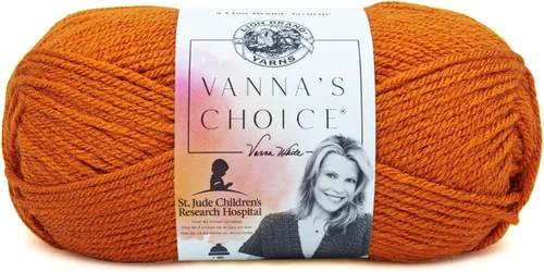Vista 64 de Lion Brand Yarn (1 madeja) Hilo Vanna's Choice, mármol gris