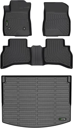 Vista 111 de Alfombrilla de maletero para todo tipo de clima para Mazda CX-30 2020-2025 2026, accesorios de maletero de auto de ajuste personalizado - Negro