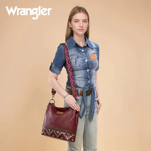 Vista 134 de Wrangler Hobo - Bolsas para mujer de cuero vegano con asa superior, bolsos de hombro y bolsos