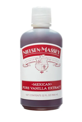 Vista 3 de Nielsen-Massey Extracto de vainilla pura mexicana para hornear y cocinar, botella de 2 onzas con caja de regalo