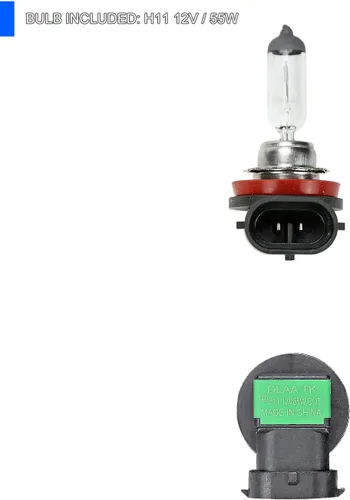 Vista 6 de Spec-D Tuning Luces antiniebla cromadas compatibles con Honda Civic 2014-2015 de 2 puertas, conjunto de par L+R