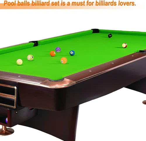 Vista 6 de PATIKIL Juego de bolas de billar de 2-1/4" tamaño reglamentario 16 bolas de billar Bolas profesionales de mesa de billar, para reemplazo