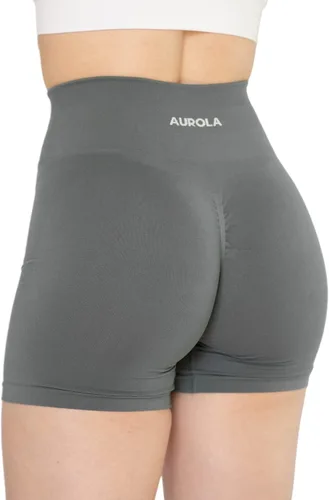 Vista 3 de AUROLA Intensify - Pantalones cortos de entrenamiento para mujer, sin costuras, para gimnasio, yoga, correr, deporte, ejercicio activo, fitness