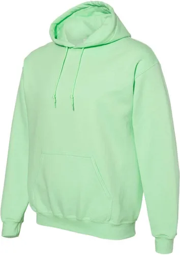 Vista 39 de Gildan - Sudadera con capucha para hombre, mezcla pesada, cordón de ajuste, Rosa de seguridad
