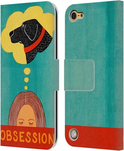 Vista 7 de Stephen Huneck 25 Company Sally & People - Funda de piel tipo cartera compatible con iPod Touch 5G 5ª