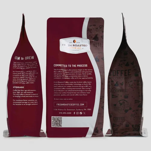 Vista 8 de Fresh Roasted Coffee, Amaretto - Café molido por goteo saborizado, tostado medio, Kosher, 12 onzas