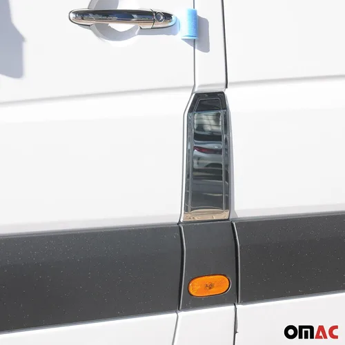 Vista 2 de OMAC Tapa de tapa de gasolina para Mercedes Sprinter W906 2006-13 acero inoxidable