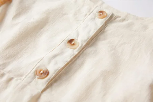 Vista 4 de Niyage Vestido sin mangas para niños pequeños, vestidos de fiesta casuales para niñas, de algodón, con lazo y lazo, vestido bohemio casual
