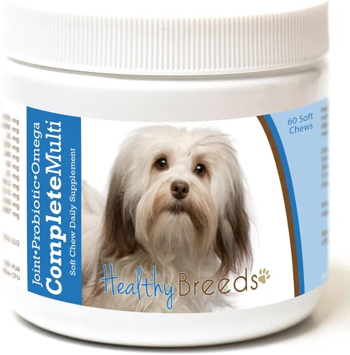 Vista 192 de Healthy Breeds Affenpinscher todo en uno multivitamínico suave masticable 60