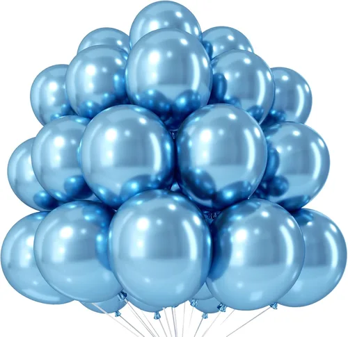 Vista 23 de Globos negros 30 Pack Matte Black Helium Balloons for Birthdays, Graduation, Casino, New Year, Halloween