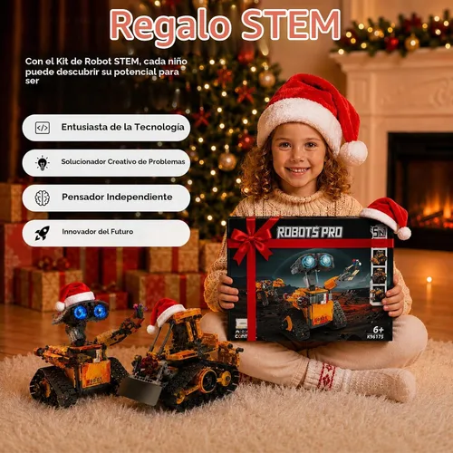 Vista 8 de Kit de construcción de robot de codificación STEM 5 en 1