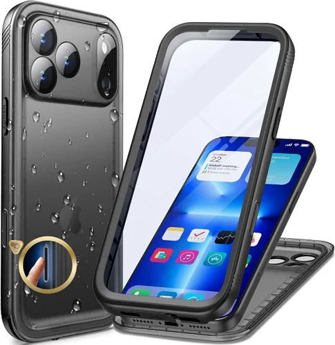 Vista 43 de Cozycase Compatible con funda impermeable para iPhone 11, protector de pantalla incorporado, cubierta de parachoques resistente de cuerpo completo