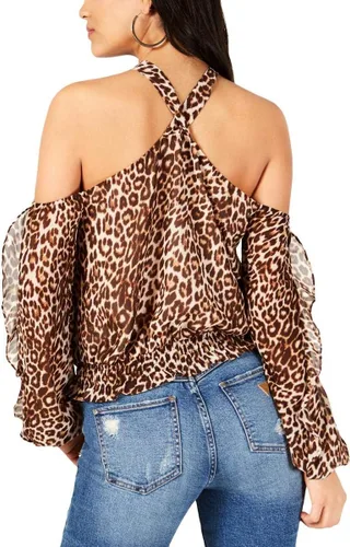 Vista 2 de GUESS Camiseta de manga larga con cuello redondo Hannaa para mujer