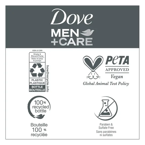 Vista 7 de DOVE MEN + CARE Champú 2 en 1 + acondicionador sándalo y cardamomo, 17.5