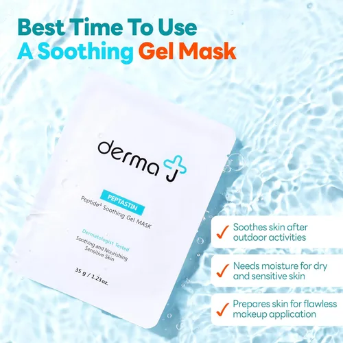 Vista 6 de Paquete de mascarillas prémium con péptidos de colágeno. Mascarilla facial para hidratar, iluminar la piel, antienvejecimiento y elasticidad.