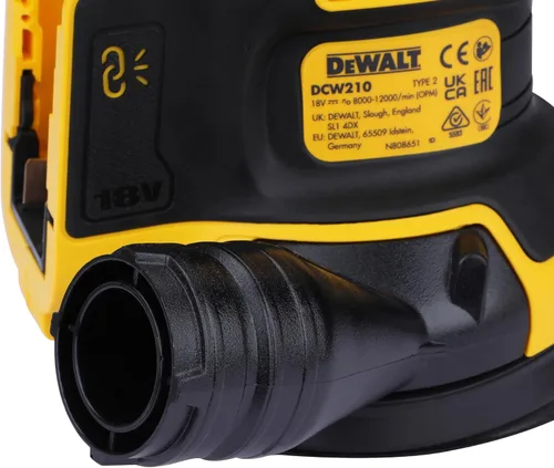 Vista 13 de Dewalt Lijadora inalámbrica DCW210N-XJ 18V XR BL