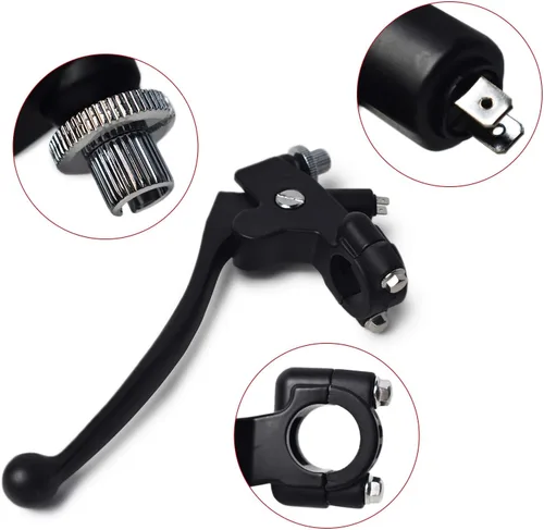 Vista 7 de 0011 Palancas Universales de Motocicleta de 7/8" Cilindro Maestro de Freno Hidráulico con Depósito Juego de Palanca de Embrague para Cafe Racer