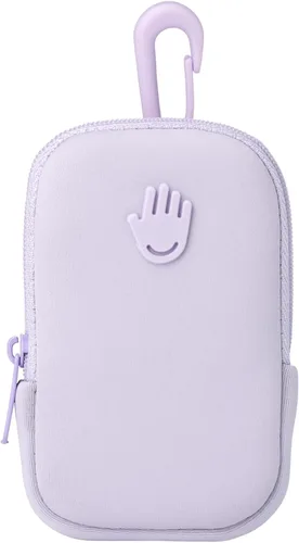 Vista 8 de Touchette Zippered Pouch with Snap Hook – Attachable Bag Accessory Compatible with 1 FL OZ Touchland Hand Sanitizer