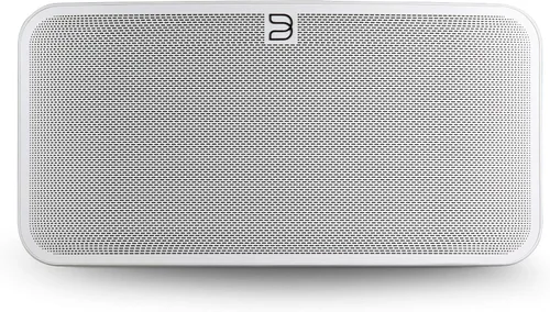 Vista 3 de Bluesound Pulse MINI 2i - Altavoz inteligente compacto inalámbrico para varias habitaciones con Bluetooth, color blanco, compatible con Alexa y Siri