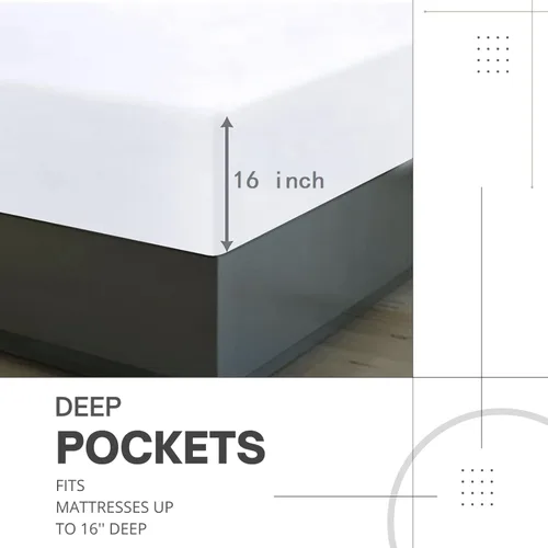 Vista 3 de Bee Sheets - Juego de sábanas de tamaño individual, diseño floral, juego de sábanas de microfibra súper suave, 3 piezas, sábana bajera ajustable
