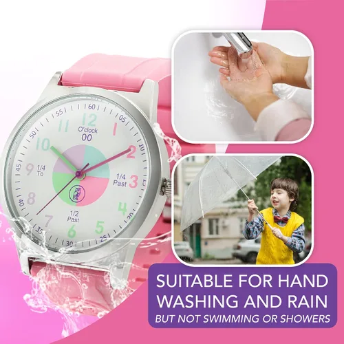 Vista 6 de OWLCONIC Kids Watch - Analog Watches for Kids - Girls & Boys Watches Ages 7-10, Watches for Kids 8-12, Kids Analog Watch Telling Time Teaching Tool