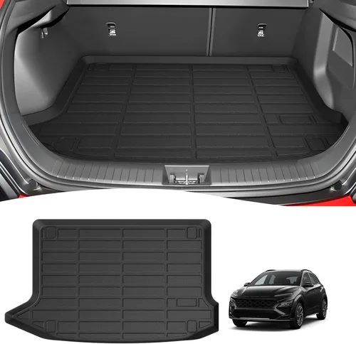 Vista 26 de Revestimiento de carga para Audi A4 / S4 2017 2018 2019 2020 2021 2022 2023 2024 Tapete de carga resistente (no para modelos A4 All-Road)