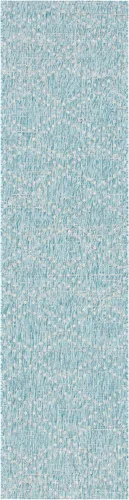 Vista 3 de SAFAVIEH Courtyard Collection CY8394 - Alfombra decorativa para interiores y exteriores, impermeable, fácil limpieza, 2 pies 2 pulgadas x 9 pies