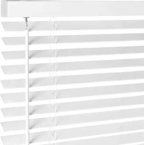 Vista 27 de Persianas de madera real de 2 pulgadas para ventanas de interior, persianas venecianas opacas de madera maciza, tamaño personalizado, color cereza