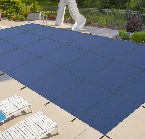 Vista 16 de iCOVER - Cubierta de seguridad para piscina interior, 16 x 32 pies, cubierta de seguridad rectangular para piscinas interiores, cubierta de piscina