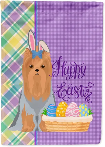 Vista 36 de Caroline's Treasures WDK4925GF Bandera de Pascua Airedale Terrier negra y tostada, tamaño jardín, bandera decorativa para patio exterior, patio