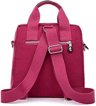 Vista 5 de VVVSO Bolso cruzado de nailon impermeable para mujer, mochila casual duradera