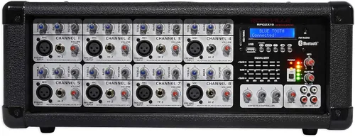 Vista 7 de Rockville - Paquete de Sistema PA Mezclador/Amp