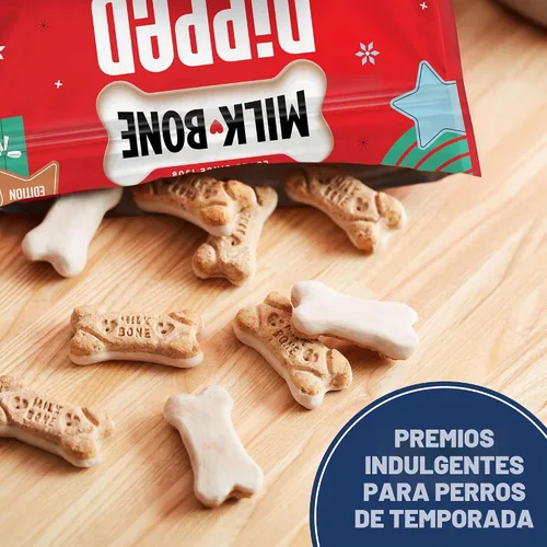 Vista 5 de Milk-Bone Galletas para perros con sabor a jengibre sumergidas, sabor artificial, 10 oz Bolsa
