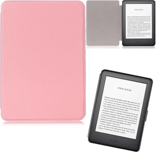 Vista 10 de Funda para Kindle (10ª generación 2019), piel sintética, delgada, ligera, con funda protectora inteligente de encendido y apagado automático