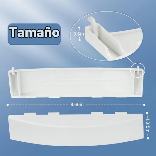 Vista 3 de GUD27ESSM1WW - Manija de puerta de secadora para lavadora GE combo