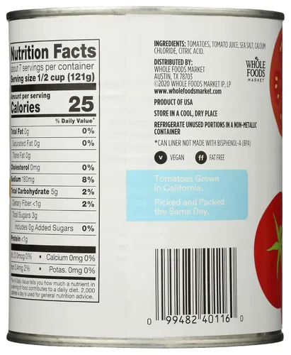 Vista 2 de 365 by Whole Foods Market, Tomates en cubitos, 28 onzas