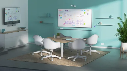 Vista 8 de Logitech Cámara de pizarra blanca Scribe para salas de videoconferencia