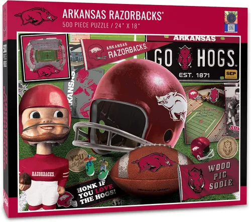 Vista 31 de YouTheFan NCAA Texas A&M Aggies - Rompecabezas de la serie retro, 500 piezas, tamaño grande