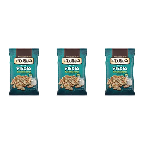 Vista 15 de Snyder's of Hanover Piezas de Pretzel con Sabor a Buttermilk Ranch, 11.25 Oz
