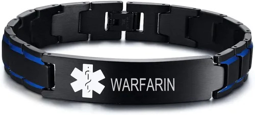 Vista 24 de VNOX Pulsera ajustable de acero inoxidable cepillado de 2 tonos con grabado personalizado gratis, identificación de alerta médica, unisex