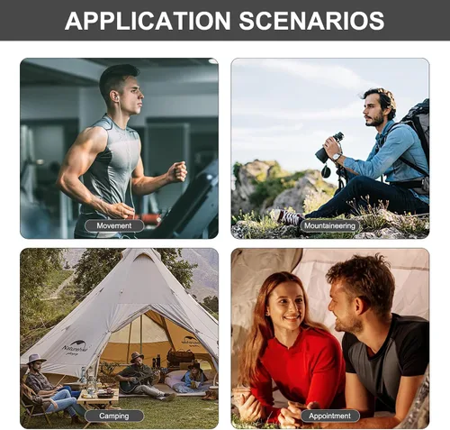 Vista 8 de Pantalones de senderismo para hombre con cinturón, secado rápido, ligeros, impermeables, con bolsillos con cremallera