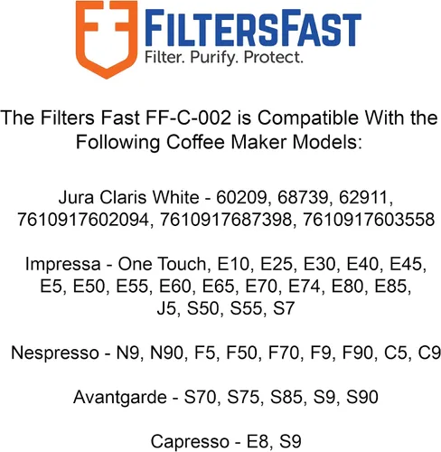Vista 2 de FiltersFast FF-C-002 - Filtro de agua para cafetera, cartucho comercial, paquete de 3