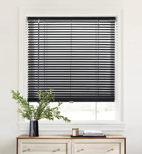 Vista 21 de LazBlinds Mini Persianas de Aluminio de 1", Sin Herramientas-Sin Taladro, Persianas Sin Cordón para Ventanas Interiores, Persianas Horizontales