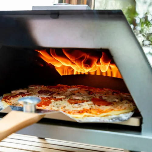 Vista 5 de Horno para Pizza de Pellets con Accesorios Pizzahven InnovaGoods
